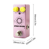 Overdrive/Spring Rever/Noise Reduction/ XP Booster Electric Guitar Effects Pedal True Bypass DC 9V 6.35mm