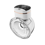 Wearable Electric Breast Hands Free Milk Pump with LED Display 4 Modes 9 Levels of Suction 180mL Capacity Food-grade