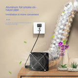Adjustable Speed Solder Absorber ESD Fume Extractor Duct Exhuast with 2M Pipe Tub Ventilation Fan
