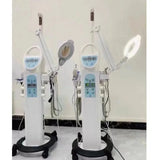 Newest 9 In 1 Multifunction Facial Salon Use Machine Vacuum High Frequency Oxygen Facial Peeling Diomand Beauty Machine