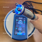 Electric Bio Pen 360 Rotate RF With Blue Light EMS Roller Massage Machine Face Lifting Skin Rejuvenation Home Use Beauty Device