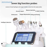 New Multifunctional Skin Care Instrument H2O2 Small Hydrogen Bubble Skin Care Instrument Skin Analysis Test Microdermabrasion