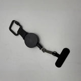 Retractable Phone Tether Lanyard Reinforced Steel Wire Locking Carabiner Holder Extendable for Outdoor Hiking Camping Travel
