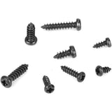 400PCS Screws Self-Tapping Screws,Black M2*4/5/6/8 M2.6*6/8/10/12 Cross Pan Head Self Tapping Metal Screws Set Assortment Kit