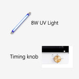 UV-600 Household UV Sterilizer Nail Art Equipment Manicure Makeup Brushes Sterilizer Ultraviolet Sanitizer Disinfection Cabinet