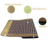 190x100cm Infrared Jade Heating Pad Biomat FIR Wavelength Mattress With Natural Tourmaline Stones Chakra For Body Massage