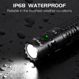 APLOS E10 Rechargeable Torches Tactical Flashlights LED 18650 SST40 1300LM with Power Indicator USB-C IPX8 EDC Camp Lighting