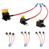 9Pack 3 Type portafusibles 1V Add-a-Circuit Fuse TAP Adapter &Fuse Kit,Fuse Holder 16 Gauge with Standard Mini Low Profile Fuse