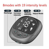Abs Muscle Stimulator Toner Electric EMS Trainer Belt Abdominal Vibration Fitness Belts Body Waist Weight Loss Slimming Massager