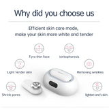 Newest 2026 Microcurrent Facial Massage Mini Vibrating Led Beauty Machine Home Use Rf Beauty Device