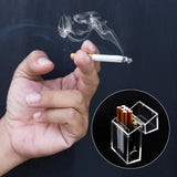 Acrylic Lipstick Box Transparent Lipstick Display Box Lipstick Lighter Storage Pocket Carry Smoking Tool Container