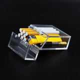 Acrylic Lipstick Box Transparent Lipstick Display Box Lipstick Lighter Storage Pocket Carry Smoking Tool Container