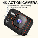 Action Camera 4K 60FPS With Remote Control Screen Waterproof Sport Camera Drive Recorder Sports Camera Action Photography Cam