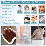 Electric Ionic Foot Detox Machine Foot Spa Plantar Cell Ionic Spa Arrays Aqua Health Therapy Footbath Spa for Foot Massage Relax