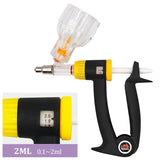 Adjustable Animal Continuous Syringe Vaccine Injection 2ml/6ml Semi-automatic Vaccine Needles Chicken Veterinary Animal Dosing