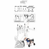Adjustable Dog Wheelchair Hind Limb Hind Leg Disabled Pet Cat Dog Mobility Aid Trolley Legs Rehabilitation Light Pet Walk Tools