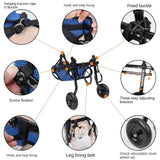 Adjustable Dog Wheelchair Hind Limb Hind Leg Disabled Pet Cat Dog Mobility Aid Trolley Legs Rehabilitation Light Pet Walk Tools
