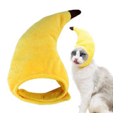 Adorable Creative Funny Pet Dog Cat Hat Costume Banana Hat For Dogs Party Cosplay Accessories Photo Props Headwear