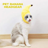 Adorable Creative Funny Pet Dog Cat Hat Costume Banana Hat For Dogs Party Cosplay Accessories Photo Props Headwear