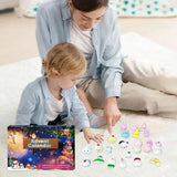 Advent Calendar Toys Exquisite Safe Funny Cute Toys 24 Days Christmas Calendar  Unique Cartoon Toy Christmas Gift Party Favors