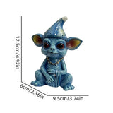 Alien Statues Decor Resin Alien Garden Decor Sculpture Portable Yard Art Figurine Alien Statue Ornaments For Home Lawn Porch