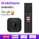 Amlogic S905Y2 Google Certificate Android TV OS Android TV Box HAKOMiNi 5G WIFI 4K Youtube Netflix Chromecast Google Assistant