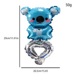Animal Shape Balloon Headband Animal Balloon Hoop Headband Hair Band Cartoon Animals Jungle Theme Birthday Party Supplies For