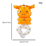 Animal Shape Balloon Headband Animal Balloon Hoop Headband Hair Band Cartoon Animals Jungle Theme Birthday Party Supplies For