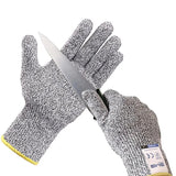 Anti Cut Proof Gloves Hot Sale GMG Grey Black HPPE EN388 ANSI Anti Cut Level 5 Safety Work Gloves Cut Resistant Gloves