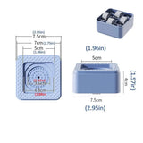 Anti Vibration Pads Bed Raising Blocks With 360-Degree Rotation Platform Bed Risers 4PCS Furniture Lifts Risers Non-Slip Heavy