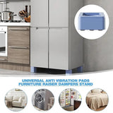Anti Vibration Pads Bed Raising Blocks With 360-Degree Rotation Platform Bed Risers 4PCS Furniture Lifts Risers Non-Slip Heavy