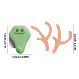 Antler Coat Hooks Robe Hook Punch-Free Wall Sticky Hook For Home Garage Storage Wall Hangers For Bathroom Kitchen Bedroom