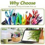 Art Supply Storage Organizer 360 Rotating Desktop Organizer With Handle Rotating Pencil Pen Holder Storage Supplies For Offices