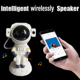 Astronaut Star Projection Night Light Nebula Ceiling with Moon and Wireless Speaker, Music, Timer for Kids, Adult Bedrooms, Gift