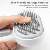 Aumuca Cat Dog Brush Hair Remover Brush Comb Hair Shedding and Grooming Tools Self Cleaning Slicker Brush Pet Supplies