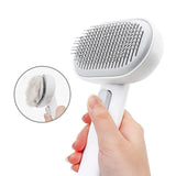 Aumuca Cat Dog Brush Hair Remover Brush Comb Hair Shedding and Grooming Tools Self Cleaning Slicker Brush Pet Supplies