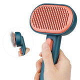 Aumuca Cat Dog Brush Hair Remover Brush Comb Hair Shedding and Grooming Tools Self Cleaning Slicker Brush Pet Supplies