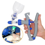 Automatic Continuous Syringe Animal Adjustable Syringe Chicken Bird Poultry Vaccine Injector 10 Needles Veterinary Tools