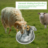Automatic Dog Sheep Water Bowl Stainless Steel Drinking Goat Lamb Drinker Water Bowl With Copper Valve Farm Feeding Equipment