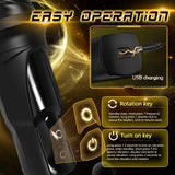 Automatic Male Masturbator Rotation Vibration Machine Penis Glans Trainer Massager Pocket Pussy Mastubation Cup Sex Toy For Men