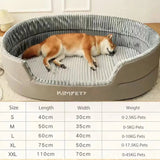 Autumn Winter Dog Bed Washable Kennel Pet Large Sofa Plus Velvet Thick Deep Sleep Cushion Puppy Mat for Small To Large Dogs