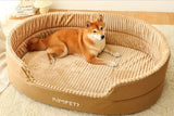 Autumn Winter Dog Bed Washable Kennel Pet Large Sofa Plus Velvet Thick Deep Sleep Cushion Puppy Mat for Small To Large Dogs