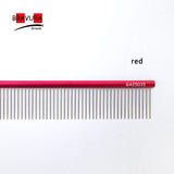 BAVURA  Pet Grooming Piano Comb Poodle Pull Hair Open Knot Comb Competition Competitive Dog Pick Hair Style Inline Comb