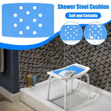 Bathroom Chairs Bath Chair Cushion Bathroom Shower Chair Bath Tub Shower Chair Stool Seat Cushion Household Accessories