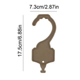 Belt Hanger Hook Organizer Sports Belt Release Buckle Belt Accessories Buckle System For Dormitory Camping Wardrobe Cloakroom
