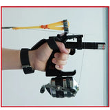 Big Power High-precision Fishing Slingshot With Laser Outdoor Hunting Catapult Outdoors Fishing Compound Bow Catching Fish Tools