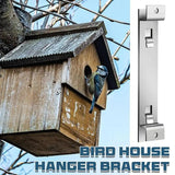 Bird House Mounting Bracket Sturdy Galvanized Steel Birds Feeder Mounting Bracket Bird House Mounting Accessories For Park