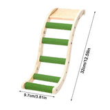 Bird Wooden Ladder Toy Bird Stand Toy Wood Ladder For Parakeets Bird Exercise Toy Play Ladder For Parakeets Cockatiels Conures