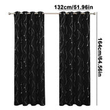 Blackout Shades Thermal Insulated Window Shade Curtains Noise Reducing Room Darkening Curtains For Bedroom Nursery
