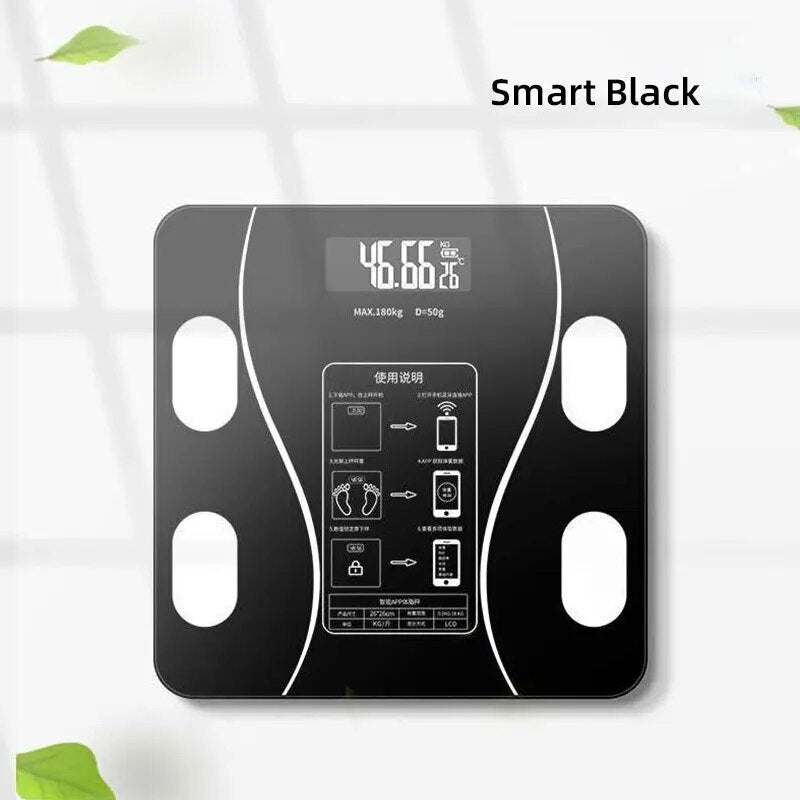 Body Fat Electronic Scale APP Smart Electronic Bluetooth Scale Rechargeable Multiple Colors Optional Fat Scale Accurate